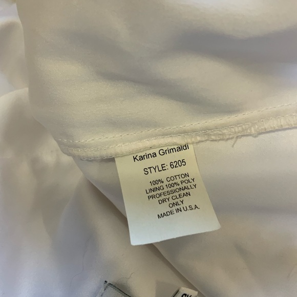 Karina Grimaldi Revolve White Eyelet Romper sz XS EUC - Picture 8 of 8